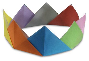 origami crown video